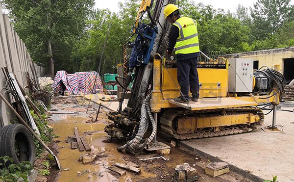 郭寨護坡協會圓礫場地基礎支護